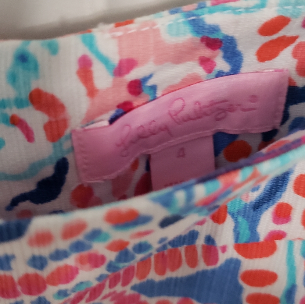 Lilly Pulitzer Shell Print Skort - Picture 4 of 4
